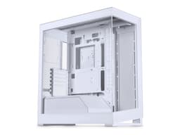 Phanteks NV5 MKII - Mid tower - utökad ATX - genomskinlig sidopanel (härdat glas) - ingen strömförsörjning (ATX) - matt vit - USB/ljud