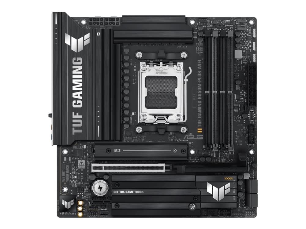 ASUS TUF GAMING B850M-PLUS WIFI Moderkort - AMD B850 - AMD AM5 socket - DDR5 RAM - Micro-ATX