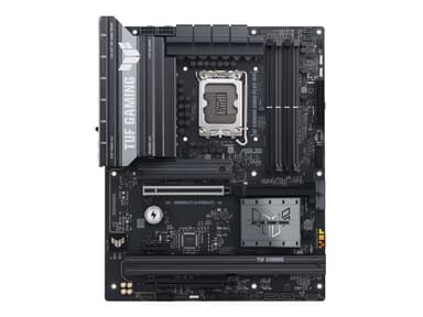 ASUS TUF GAMING B860-PLUS WIFI - Moderkort - ATX - LGA1851-uttag - B860 Chipuppsättning - USB-C 3.2 Gen 2x2, USB 3.2 Gen 2, USB 3.2 Gen 1, USB-C 3.2 Gen2 - 2.5 Gigabit LAN, Bluetooth, Wi-Fi 7 - inbyggda grafiken (CPU krävs) - HD-ljud (8 kanaler)
