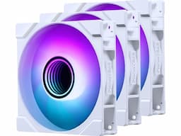 Phanteks M25G2-120 - Lådfläkt - 120 mm - vit (paket om 3)