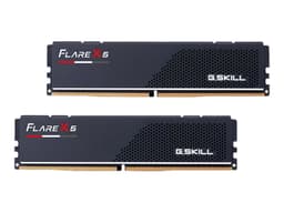 G.Skill Flare X5 - DDR5 - sats - 64 GB: 2 x 32 GB - DIMM 288-pin låg - 6000 MT/s / PC5-48000 - CL36 - 1.35 V - ej buffrad - on-die ECC - mattsvart