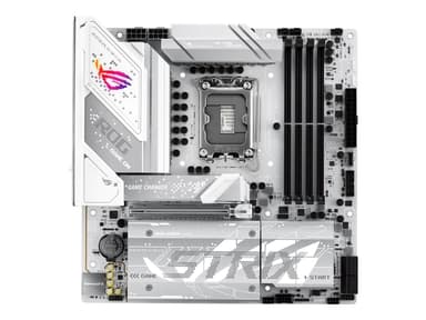 ASUS ROG STRIX B860-G GAMING WIFI - Moderkort - micro ATX - LGA1851-uttag - B860 Chipuppsättning - USB4, USB 3.2 Gen 2, USB-C 3.2 Gen 2x2, USB 3.2 Gen 1 - Wi-Fi 7, 2.5 Gigabit LAN, Bluetooth - inbyggda grafiken (CPU krävs) - HD-ljud (8 kanaler)