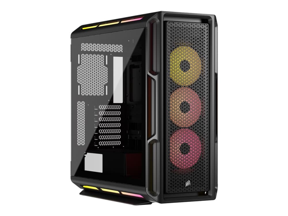 Corsair iCUE LINK 5000T LX RGB datorchassi ATX EATX mid tower härdat glas svart