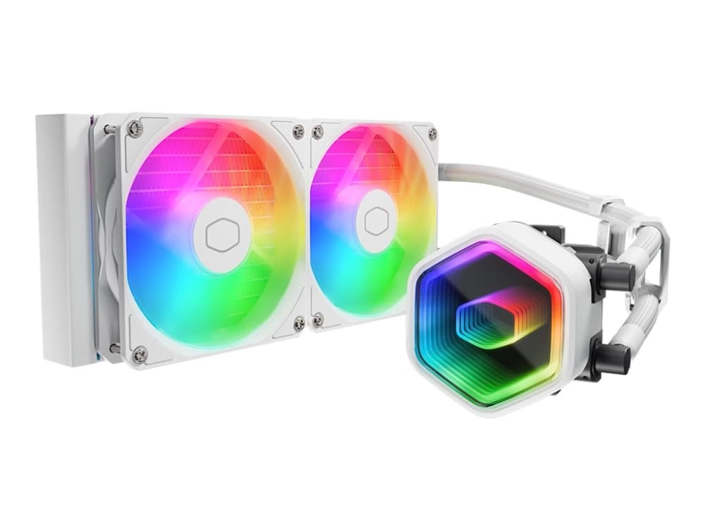 Cooler Master MasterLiquid 240 Core II ARGB Kylare (vit)