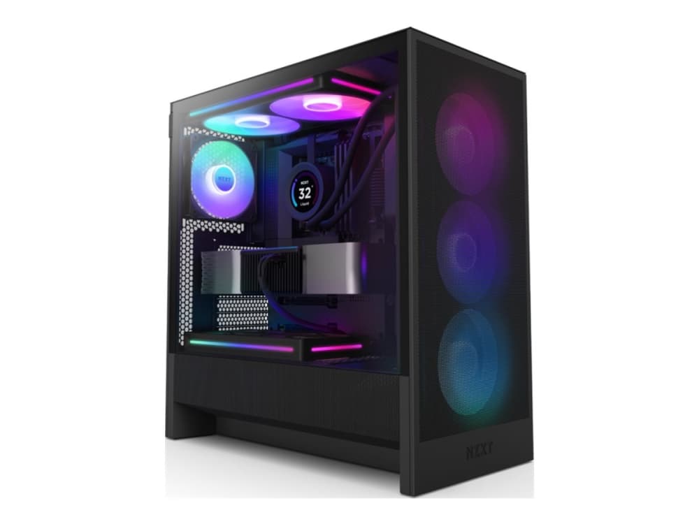NZXT H5 Flow RGB Mid Tower (svart)