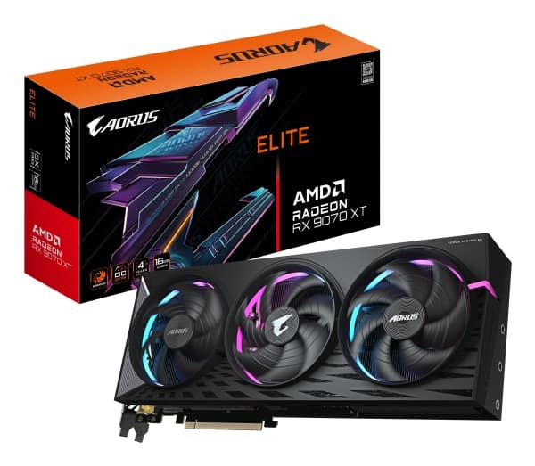 Gigabyte Radeon RX 9070 XT AORUS ELITE 16GB