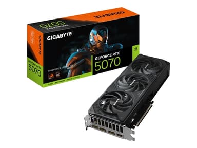 Gigabyte GeForce RTX 5070 WINDFORCE OC SFF 12G - Grafikkort - GeForce RTX 5070 - 12 GB GDDR7 - PCI Express 5.0 - 3 x DisplayPort, HDMI