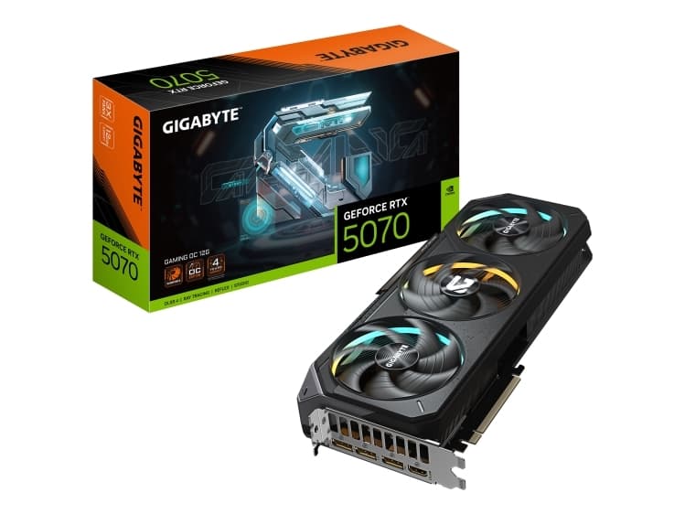 GIGABYTE GeForce RTX 5070 GAMING OC - 12GB GDDR7 RAM - Grafikkort