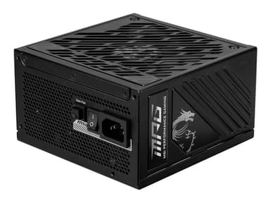 MSI MPG A1000GS PCIE5 - Nätaggregat (intern) - ATX12V 3.1/ EPS12V - 80 PLUS Gold - Cybenetics Gold - AC 100-240 V - 1000 Watt - aktive PFC