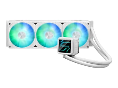 ASUS Prime LC 360 ARGB - White Edition - kylsystem med vätska till processorn - Elementstorlek: 360 mm - (för: AM4, AM5, LGA1851, LGA1700, LGA1200, LGA115x Socket) - koppar - 120 mm - vit