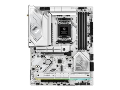 ASRock B850 STEEL LEGEND WIFI - Moderkort - ATX - Socket AM5 - AMD B850 Chipuppsättning - USB-C 3.2 Gen 2x2, USB-C 3.2 Gen 1 - Wi-Fi 7, Bluetooth, 2.5 Gigabit LAN - inbyggda grafiken (CPU krävs) - HD-ljud (8 kanaler)