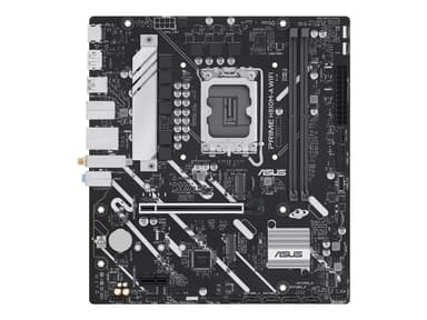 ASUS PRIME H810M-A WIFI - Moderkort - micro ATX - LGA1851-uttag - H810 Chipuppsättning - USB-C 3.2 Gen 1, USB 3.2 Gen 2, USB 3.2 Gen 1 - Gigabit LAN, Wi-Fi 6, Bluetooth - inbyggda grafiken (CPU krävs) - HD-ljud (8 kanaler)
