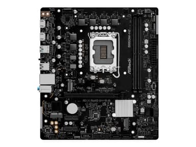 ASRock B860M-H2 - Moderkort - micro ATX - LGA1851-uttag - B860 Chipuppsättning - USB 3.2 Gen 1, USB-C 3.2 Gen2, USB-C 3.2 Gen 1 - Gigabit LAN - inbyggda grafiken (CPU krävs) - HD-ljud (8 kanaler)