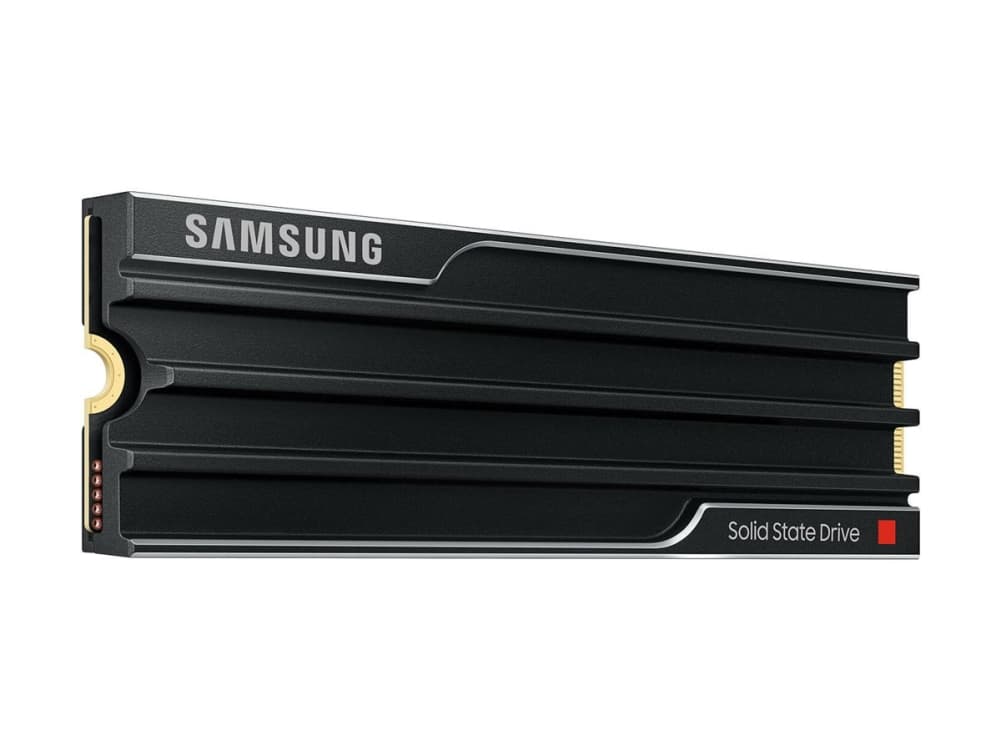 Samsung 9100 PRO MZ-VAP4T0 - SSD - krypterat - 4 TB - med kylfläns - inbyggd - M.2 2280 - PCI Express 5.0 x4 (NVMe) - 256 bitars AES - TCG Opal Encryption 2.0 - svart