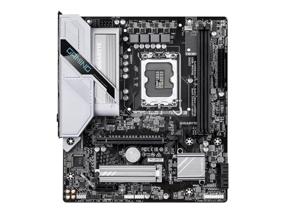 GIGABYTE H810M GAMING WIFI6 Moderkort - Intel H810 - Intel LGA1851 - DDR5 RAM - Micro-ATX