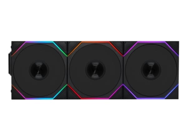 Lian Li UNI FAN TL Wireless Reverse 3-pack - Chassi fläkt - 120mm - Svart med RGB LED - 33 dBA