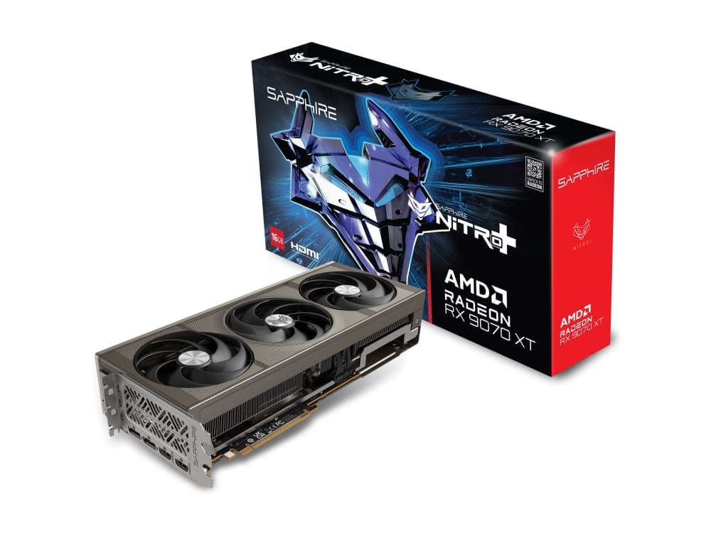 Sapphire Radeon RX 9070 XT NITRO+ - 16GB GDDR6 RAM - Grafikkort