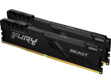 Kingston Technology FURY Beast , 16 GB, 2 x 8 GB, DDR4, 288-pin DIMM