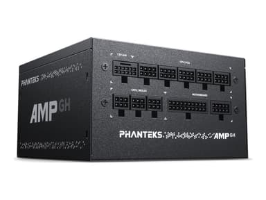 Phanteks AMP GH 850 - Nätaggregat (intern) - helt modulär - ATX12V 3.1 - 80 PLUS Gold - AC 100-240 V - 850 Watt - Europa - svart