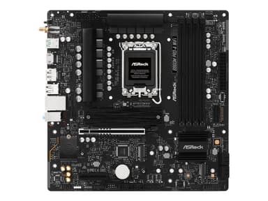 ASRock B860M Pro-A WiFi - Moderkort - micro ATX - LGA1851-uttag - B860 Chipuppsättning - USB-C 3.2 Gen 2x2, USB-C 3.2 Gen 1, USB 3.2 Gen 1 - 2.5 Gigabit LAN - inbyggda grafiken (CPU krävs) - HD-ljud (8 kanaler)