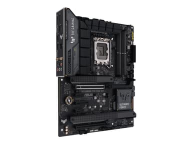 ASUS TUF GAMING Z790-PLUS WIFI - Moderkort - ATX - LGA1700-uttag - Z790 Chipuppsättning - USB4, USB-C 3.2 Gen 2x2, USB-C 3.2 Gen2, USB 3.2 Gen 2, USB 3.2 Gen 1 - 2.5 Gigabit LAN, Wi-Fi 6E, Bluetooth - inbyggda grafiken (CPU krävs) - HD-ljud (8 kanaler)