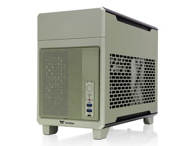 Thermaltake - - genomskinlig sidopanel - ingen strömförsörjning - USB/ljud