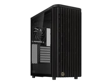 ASUS ProArt PA401 - Wood Edition - mid tower - ATX - genomskinlig sidopanel (härdat glas) - ingen strömförsörjning - USB/ljud