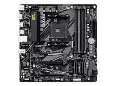 Gigabyte B550M DS3H R2 - Moderkort - micro ATX - Socket AM4 - AMD B550 Chipuppsättning - USB 3.2 Gen 1 - Gigabit LAN - inbyggda grafiken (CPU krävs) - HD-ljud (8 kanaler)
