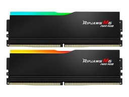 G.Skill Ripjaws M5 Neo RGB - DDR5 - sats - 32 GB: 2 x 16 GB - DIMM 288-pin - 6000 MT/s - CL28 - 1.4 V - ej buffrad - on-die ECC - mattsvart