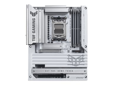 ASUS TUF GAMING B850-BTF WIFI W - Moderkort - ATX - Socket AM5 - AMD B850 Chipuppsättning - USB-C 3.2 Gen 2x2, USB-C 3.2 Gen2, USB 3.2 Gen 2, USB 3.2 Gen 1, USB4 - Wi-Fi 7, 2.5 Gigabit LAN, Bluetooth - inbyggda grafiken (CPU krävs) - HD-ljud (8 kanaler)