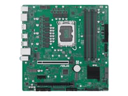 ASUS Pro Q870M-C-CSM - Moderkort - micro ATX - LGA1851-uttag - Q870 Chipuppsättning - USB-C 3.2 Gen2, USB 3.2 Gen 1, USB 3.2 Gen 2 - Gigabit LAN - inbyggda grafiken (CPU krävs) - HD-ljud (8 kanaler)