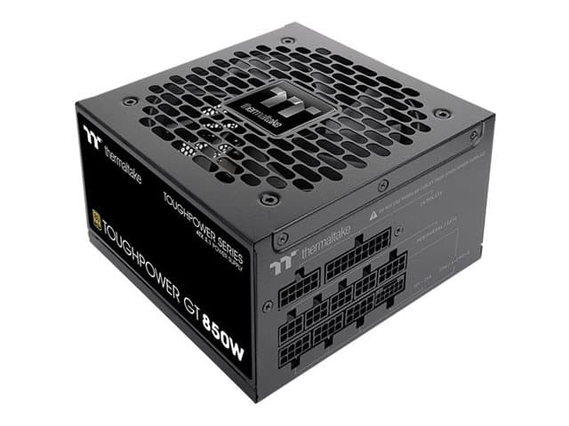 Thermaltake ToughPower GT 850W - Nätaggregat (intern) - ATX12V 3.1/ EPS12V - 80 PLUS Gold - AC 100-240 V - 850 Watt - aktive PFC - svart