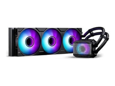 Phanteks Glacier One 360M25G2 - Kylsystem med vätska till processorn - Elementstorlek: 360 mm - (för: LGA115x Socket, LGA1200, LGA1700, LGA2011, LGA2011-3, LGA2066, AM4, AM5) - koppar - 120 mm - svart
