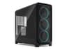 Fractal Design Meshify 3 XL - FT - utökad ATX - genomskinlig sidopanel (härdat glas) - ingen strömförsörjning (ATX) - svart TG ljus ton - USB/ljud