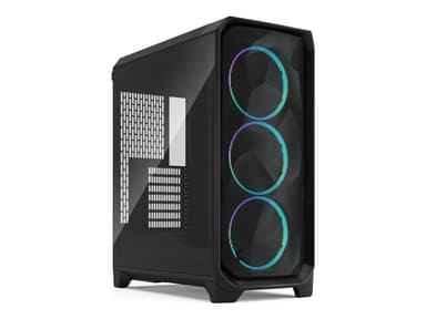 Fractal Design Meshify 3 RGB - Tower - utökad ATX - ingen strömförsörjning (ATX) - svart TG ljus ton - USB/ljud