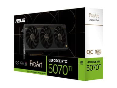 ASUS ProArt - OC Edition - grafikkort - GeForce RTX 5070 Ti - 16 GB GDDR7 - PCI Express 5.0 - HDMI, 2 x DisplayPort, USB-C