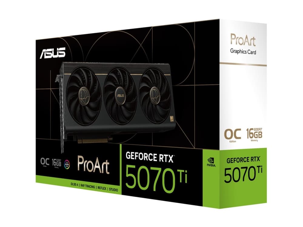 ASUS GeForce RTX 5070 Ti ProArt OC - 16GB GDDR7 RAM - Grafikkort
