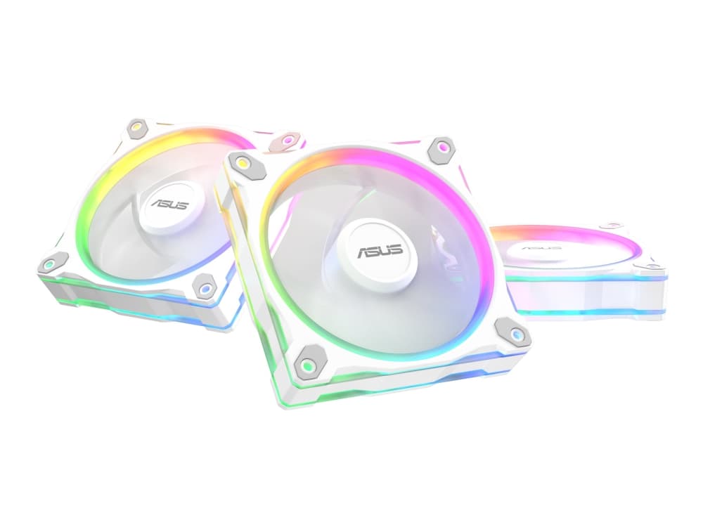 ASUS PRIME MR120 FLÄKT ARGB OMVÄND VIT 3IN1