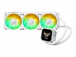 ASUS TUF Gaming LC III LCD - White Edition - kylsystem med vätska till processorn - Elementstorlek: 360 mm - (för: LGA1700, LGA1200, AM4, AM5, LGA1851) - kopparbas - 120 mm - vit