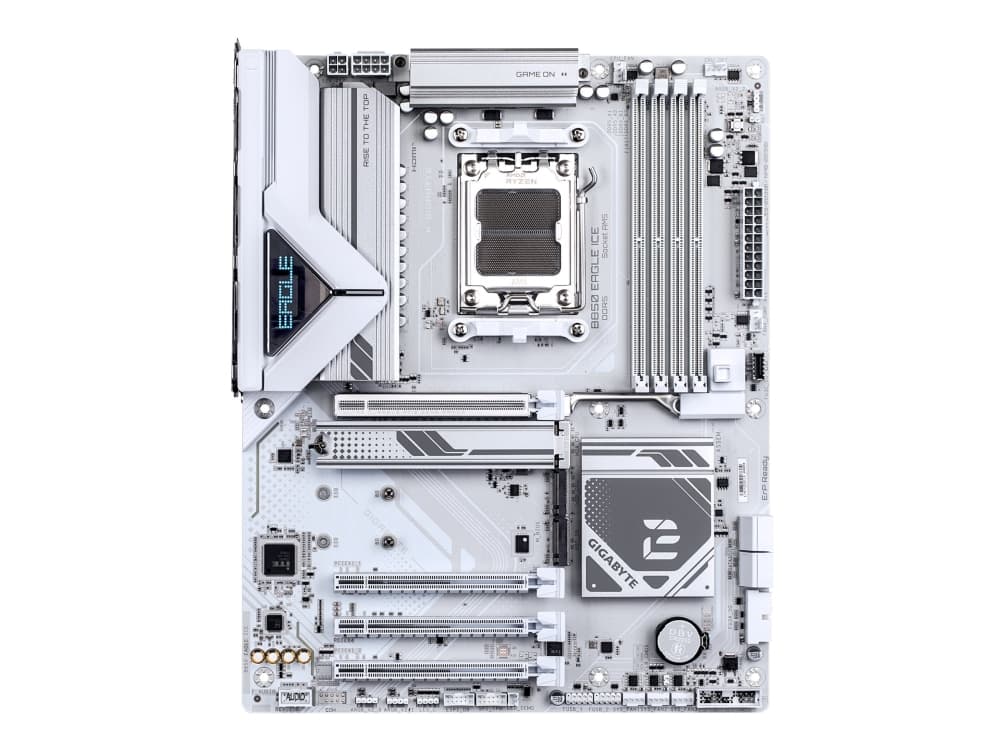 Gigabyte B850 EAGLE ICE White Moderkort (Utan WIFI)