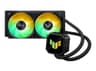 ASUS TUF Gaming LC III 240 ARGB - Kylsystem med vätska till processorn - Elementstorlek: 240 mm - (för: AM4, AM5, LGA1851, LGA1700, LGA1200) - koppar - 120 mm