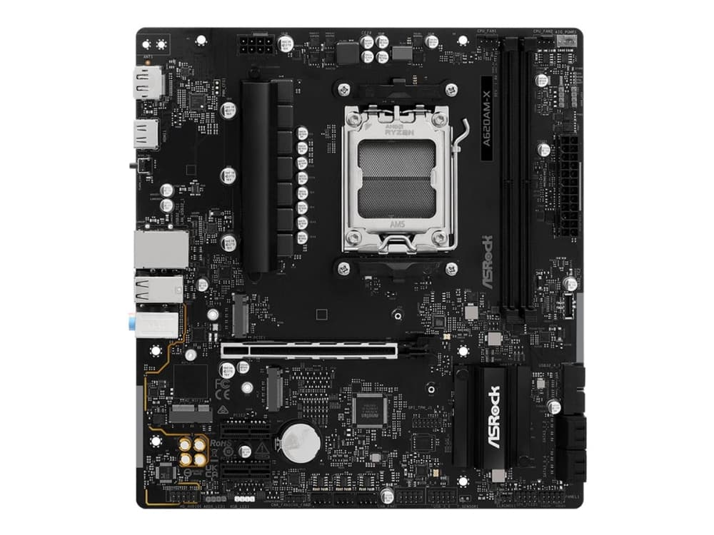 ASRock A620AM-X moderkort micro ATX Socket AM5 AMD A620A Chipuppsättning