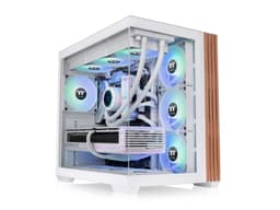 Thermaltake View 380 WS ARGB, Midi Tower, PC, Vit, ATX, micro ATX, Mini-ITX, SPCC, Härdat glas, Spela