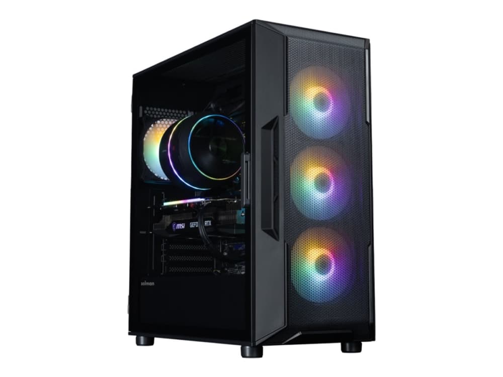 Zalman i3 NEO V2 - mid tower - ATX - Chassi - Tower - Svart