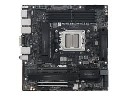 ASUS Pro WS B850M-ACE SE - Moderkort - micro ATX - Socket AM5 - AMD B850 Chipuppsättning - USB-C 3.2 Gen2, USB 3.2 Gen 2, USB-C 3.2 Gen 2x2, USB4 - 10 Gigabit LAN - inbyggda grafiken - HD-ljud (8 kanaler)