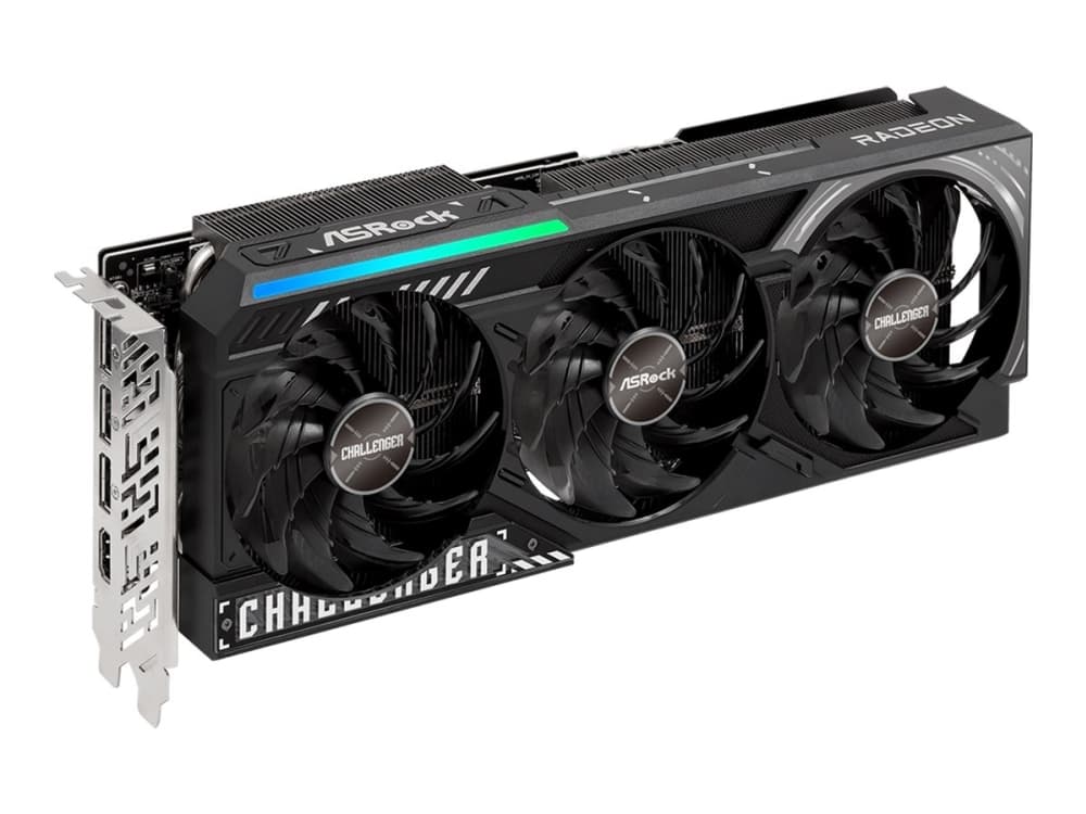 ASRock Challenger Grafikkort Radeon RX 9070 XT 16 GB GDDR6 PCIe 5.0 x16
