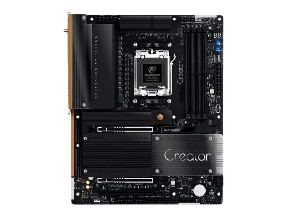 ASRock X870 TAICHI CREATOR Moderkort ATX Socket AM5 AMD X870 Chipuppsättning
