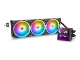 Thermaltake MAGFloe 360 Ultra ARGB Sync - Kylsystem med vätska till processorn - Elementstorlek: 360 mm - (för: AM4, AM5, LGA1851, LGA1700, LGA1200, LGA1156, LGA1155, LGA1151, LGA1150, LGA2066, LGA2011, LGA2011-3, FM2, AM3+, AM3, AM2, AM2+, FM1) - koppar