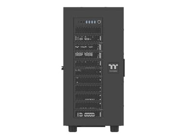 Thermaltake AX700 - Super tower - SSI EEB - genomskinlig sidopanel (härdat glas) - ingen strömförsörjning (ATX / PS/2) - svart - USB/ljud