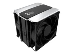 Cooler Master V4 Alpha 3DHP - Processorkylare - (för: LGA1150, LGA1151, LGA1155, LGA1156, LGA1200, LGA1700, LGA1851, AM4, AM5) - aluminium - 120 mm - svart